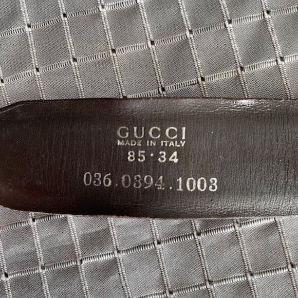 Gucci brown belt size 34 - Picture 2 of 7